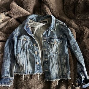 Lucky Brand Cropped Denim Jacket